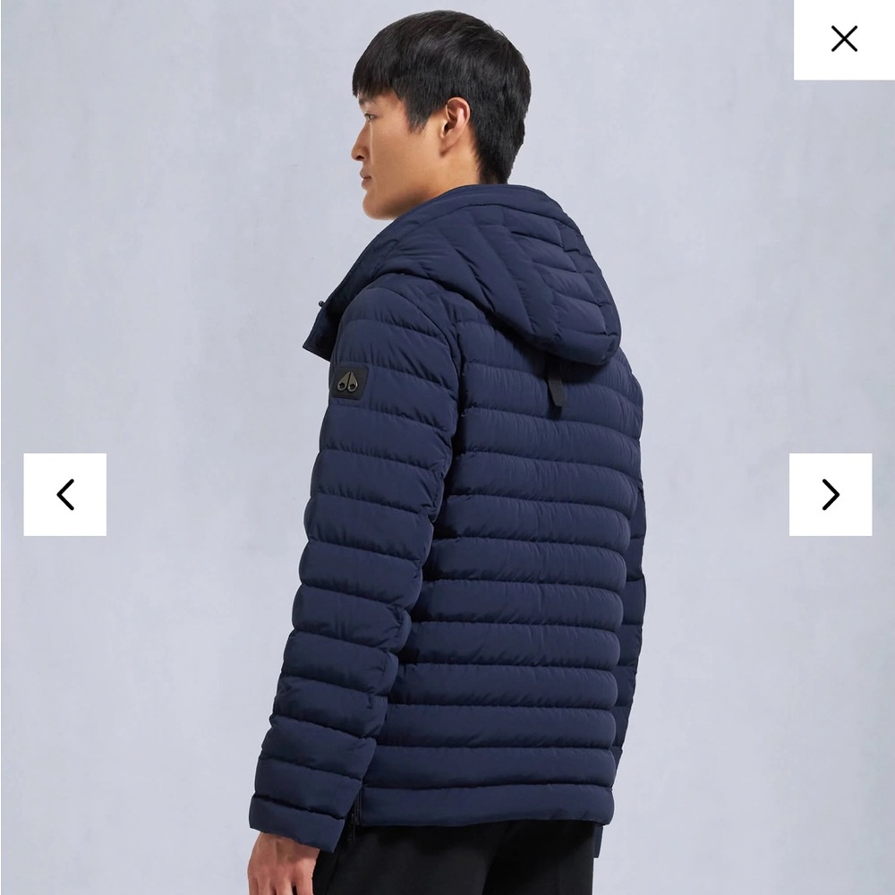 Moose Knuckles Down Jacket in Navy